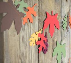Украшение детского сада: праздничные гирлянды на тему «Осень» своими руками